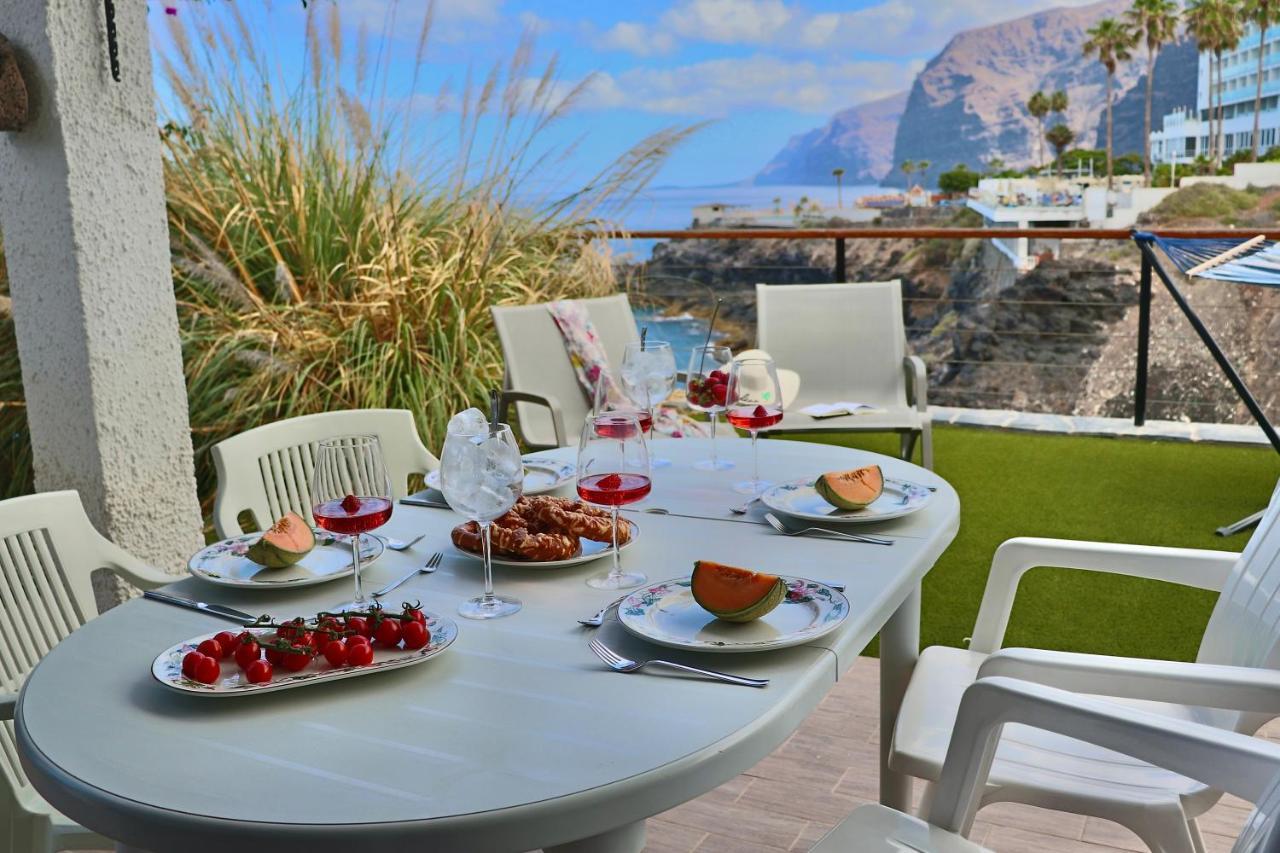 Panoramic Seaview Escape Villa Puerto de Santiago  Buitenkant foto