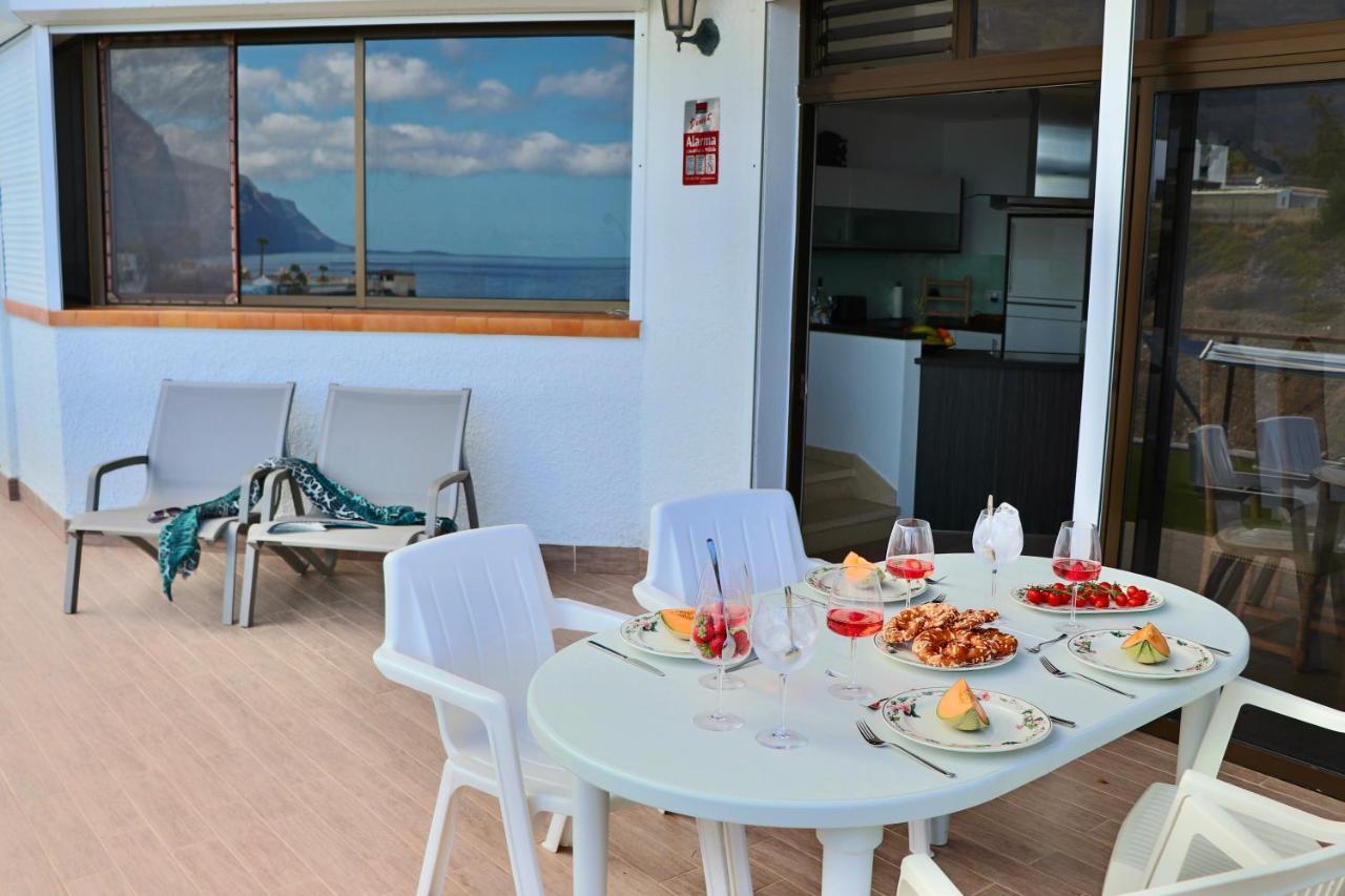 Panoramic Seaview Escape Villa Puerto de Santiago  Buitenkant foto